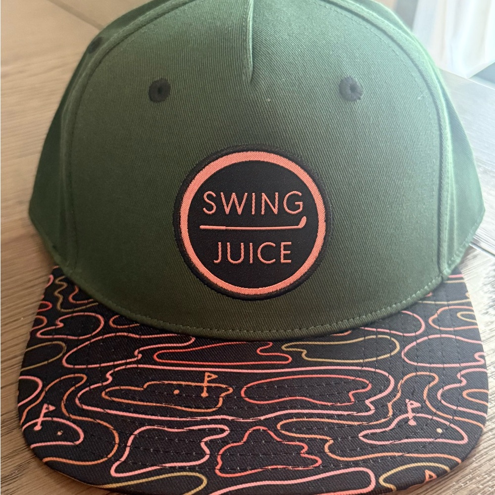 Unisex Golf Retro Rythmic Lines SnapBack hat